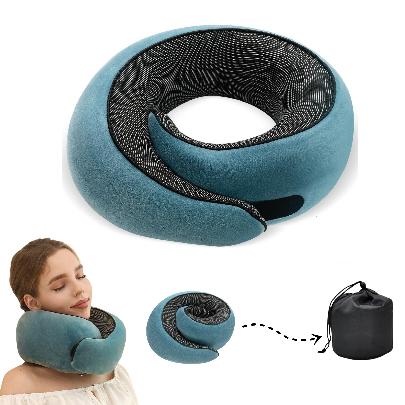 The Ultimate 360° Ergonomic Support Travel Pillow