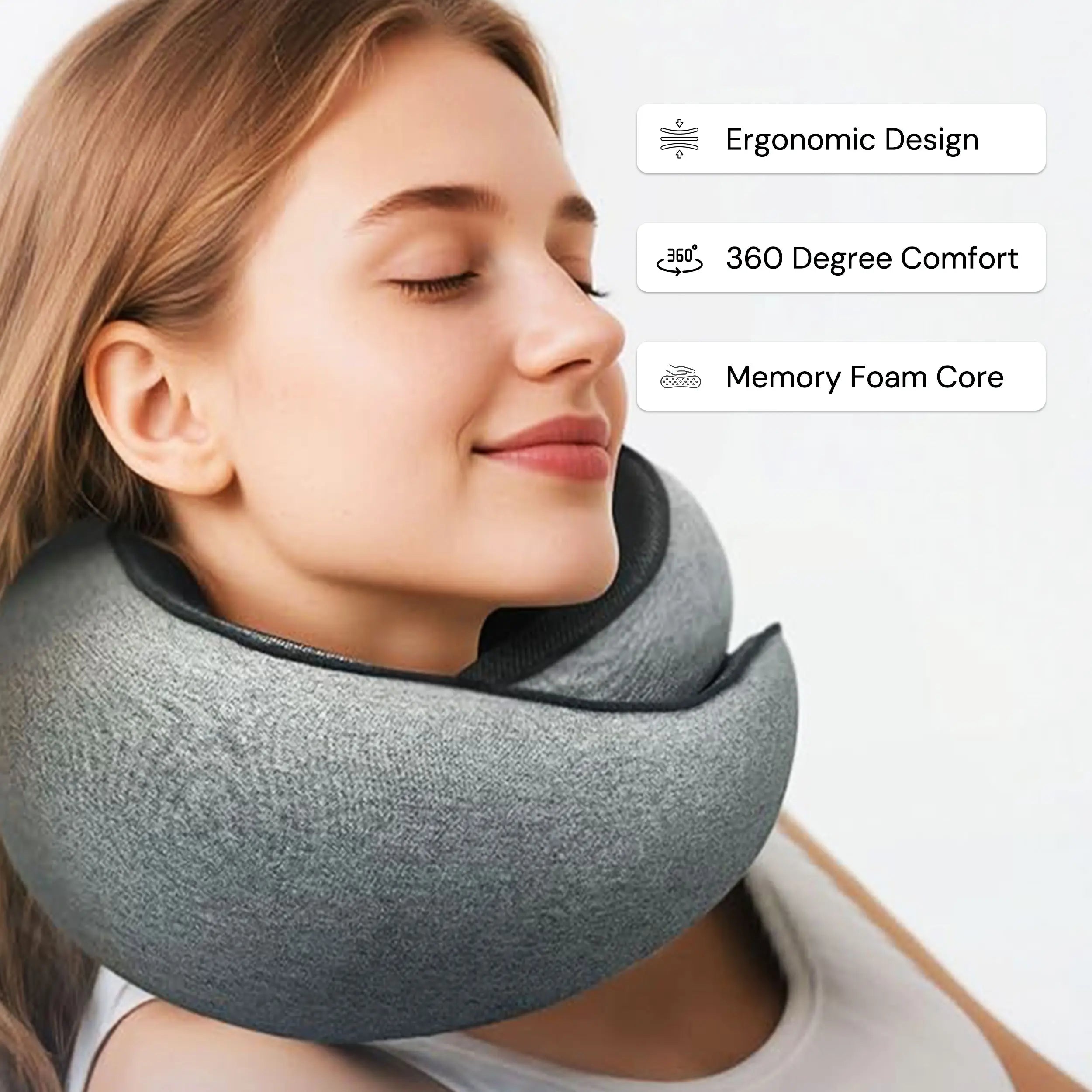 The Ultimate 360° Ergonomic Support Travel Pillow